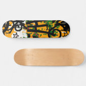 Graffiti-krabbels Skateboard (Horizontaal)