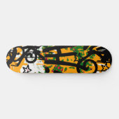 Graffiti-krabbels Skateboard (Horizontaal)