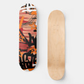 Graffiti-krabbels Skateboard (Voorkant)