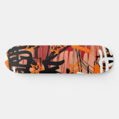 Graffiti-krabbels Skateboard (Horizontaal)