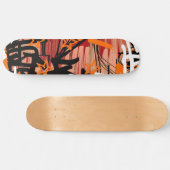 Graffiti-krabbels Skateboard (Horizontaal)