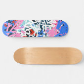 Graffiti-krabbels Skateboard (Horizontaal)