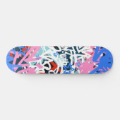 Graffiti-krabbels Skateboard (Horizontaal)