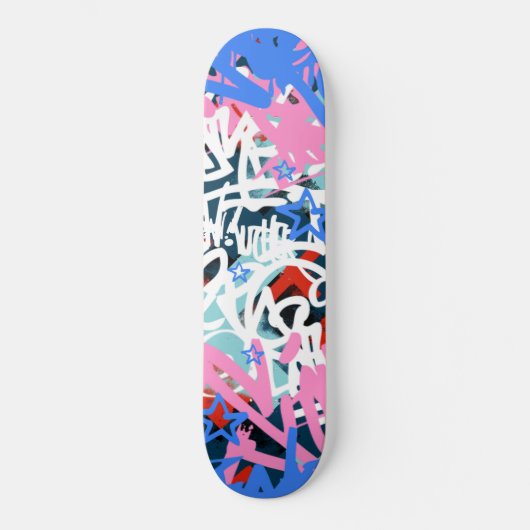 Graffiti-krabbels Skateboard (Voorkant)