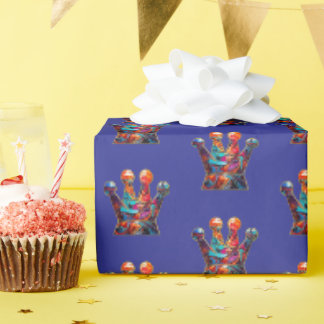 Graffiti kroon cadeaupapier