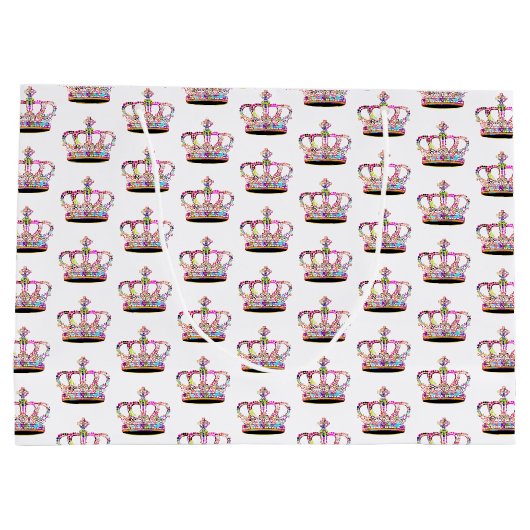 Graffiti-kroon Groot Cadeauzakje (Achterkant)