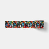 Graffiti Kunst Grosgrain Lint (Voorkant)