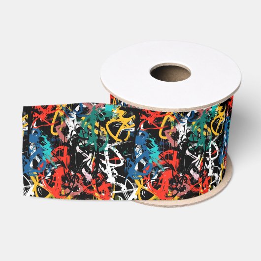 Graffiti Kunst Grosgrain Lint (Spoel)