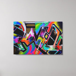 Graffiti — kunstdrukwerk canvas afdruk