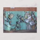 Graffiti-kunstwerk in het westen van de Bottoms #  Briefkaart (Voorkant)