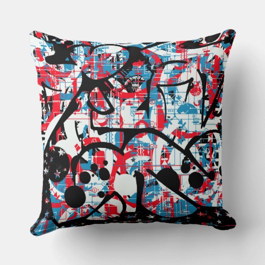 Graffiti Kussen (Achterkant)