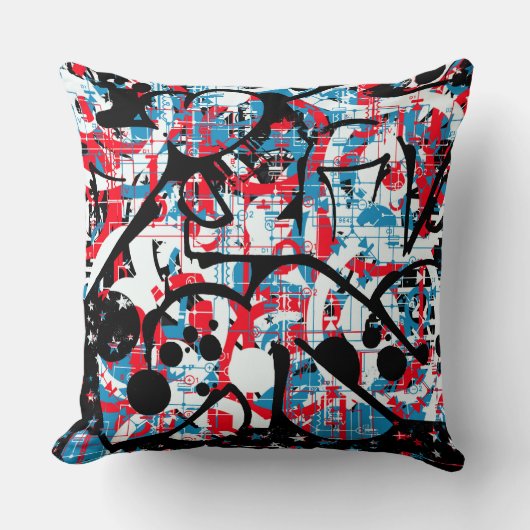 Graffiti Kussen (Voorkant)