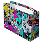 Graffiti Large Cadeauzakje (Achterkant Gekanteld)