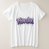 Graffiti Lavender Infinity "FOREVER" (Design devant)