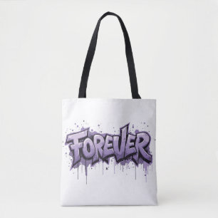 Graffiti Lavender Infinity "VOOR ALTIJD" Draagtas