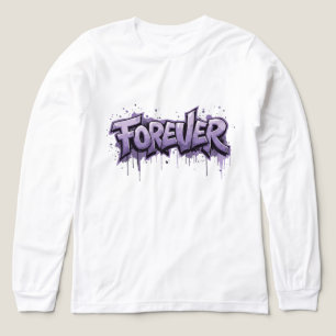 Graffiti Lavender Infinity "VOOR ALTIJD" Tri-Blend Shirt