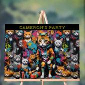 Graffiti Legend Street Cat Ajouter un nom Welcome  (Neutre)