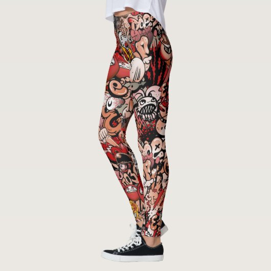 Graffiti Leggings (Gauche)
