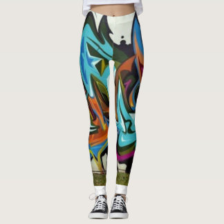 Graffiti-Leggings Leggings