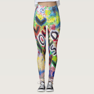 Graffiti-Leggings Leggings
