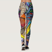 Graffiti-leggings Leggings (Achterkant)