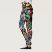 Graffiti-Leggings Leggings (Links)