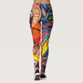 Graffiti-Leggings Leggings (Achterkant)