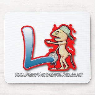 Graffiti Letter L muismat
