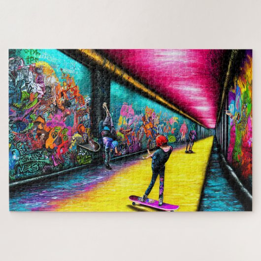 Graffiti live legpuzzel (Horizontaal)