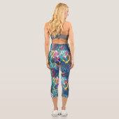 Graffiti Love - Cool Capris Leggings (Verso)