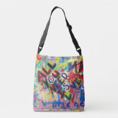 Graffiti Love Crossbody Tas (Achterkant)