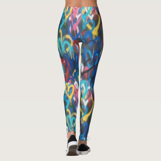 Graffiti Love Leggings - Cool (Dos)