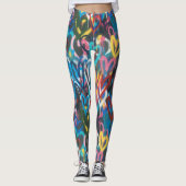 Graffiti Love Leggings - Cool (Devant)