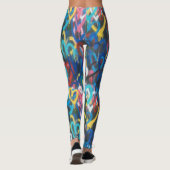 Graffiti Love Leggings - Koel (Achterkant)
