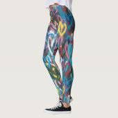 Graffiti Love Leggings - Koel (Links)