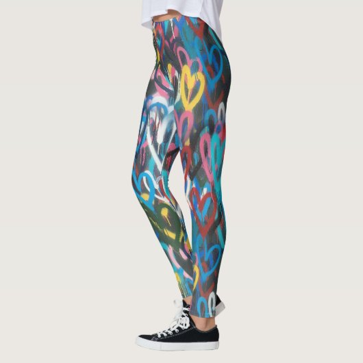 Graffiti Love Leggings - Koel (Links)