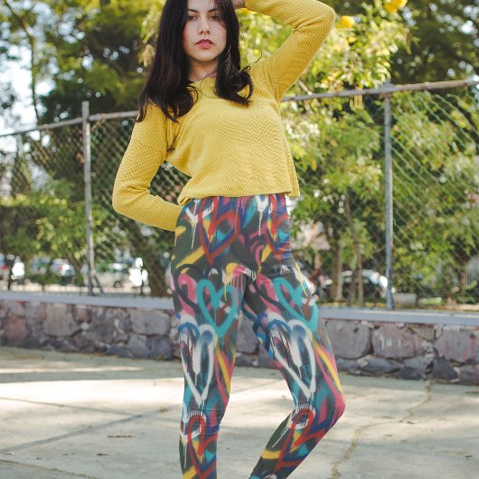 Graffiti Love Leggings - Koel