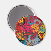 Graffiti Love Magneet (Voorkant / Achterkant)