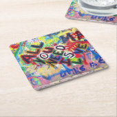 Graffiti Love Onderzetters (Schuin)