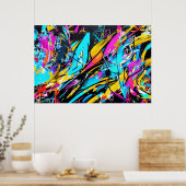 Graffiti Love - Original Urban Art Poster (Keuken)