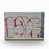 Graffiti Love, Peace, Koi bloc photo (Devant)