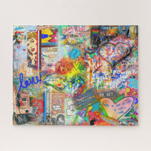 Graffiti Love - The Writers on the Wall Jigzaag Legpuzzel