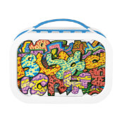 Graffiti lunchbox (Achterkant)