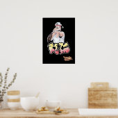 GRAFFITI M C CARTOON print/poster Poster (Keuken)