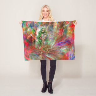 Graffiti Madonna Fleece Deken