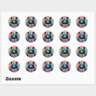 Graffiti Mama Beer 04 Ronde Sticker