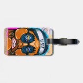 Graffiti Man Bagagelabel (Achterkant horizontaal)