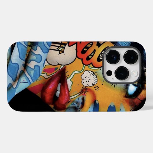 graffiti meisje Case-Mate iPhone case (Achterkant (horizontaal))