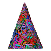 Graffiti met kroon feesthoedjes (Rechts)