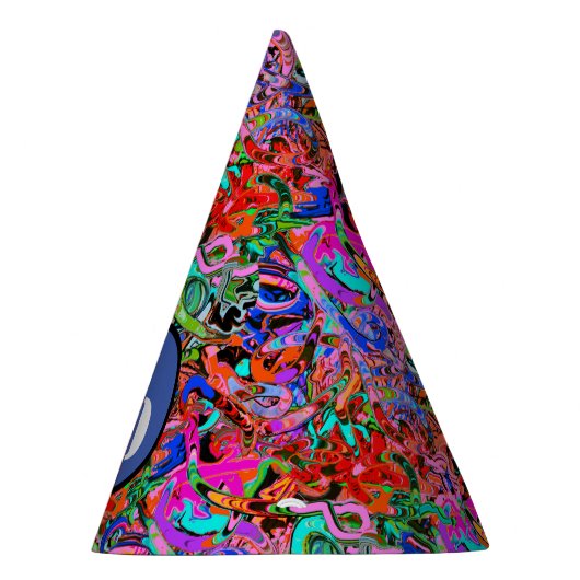 Graffiti met kroon feesthoedjes (Rechts)